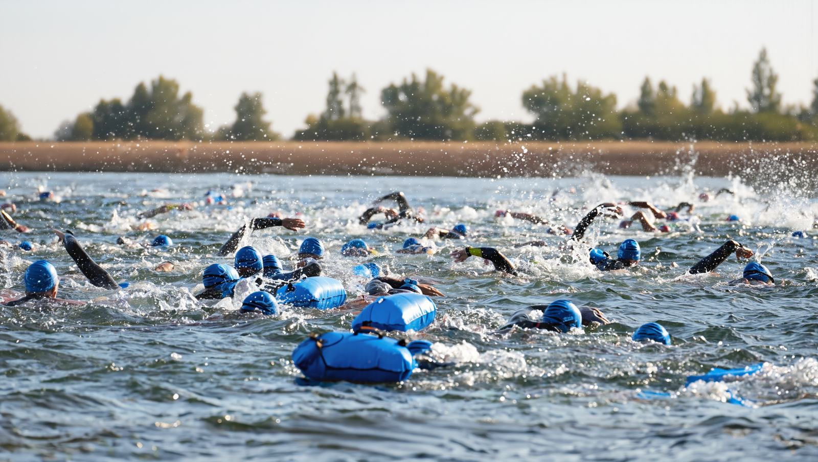 Înotul în triatlon: prima probă, prima decizie importantă a cursei